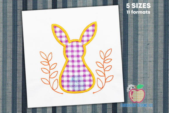 Back of the Bunny: A Charming Easter Embroidery