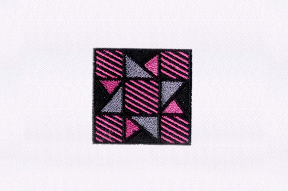 Black Quilting Design: A Versatile Embroidery Choice