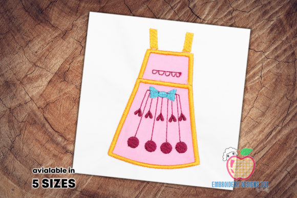 Kitchen Apron Applique Pattern: A Craft Fair Must-Have