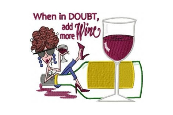 When in Doubt Add More Wine: A Festive Embroidery Review